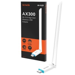 Tenda Clé WiFi AX300 U2 USB Wi-Fi 6 Avec Antenne Points d'accès WiF...