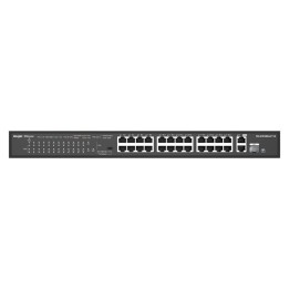 RUIJIE SWITCH 24P 10/100MBPS 2P-GB RACMOUNT POE RG -ES126S-LP/V2 Sw...