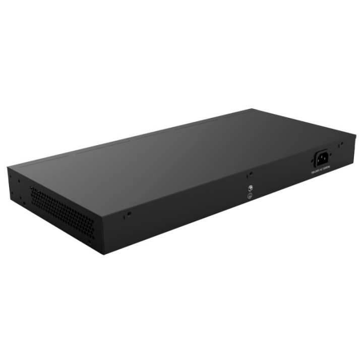 RUIJIE SWITCH 24P 10/100MBPS 2P-GB RACMOUNT POE RG -ES126S-LP/V2 Sw...
