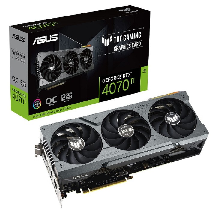 ASUS GeForce RTX 4070 Ti TUF Gaming 12GB GDDR6X Cartes graphiques A...