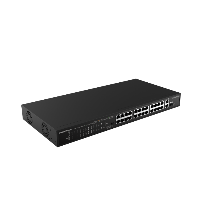 RUIJIE SWITCH 24P 10/100MBPS GIGABIT POE RG45 PORT RG-ES126G-P-L Sw...