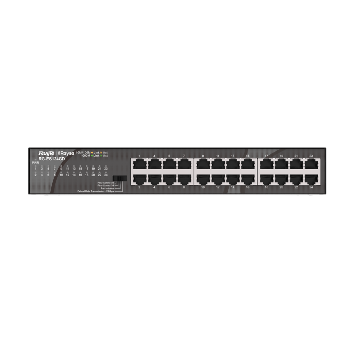 RUIJIE SWITCH 24P GIGABIT UNMANAGED RG-ES124GD Switch Ruijie Networ...