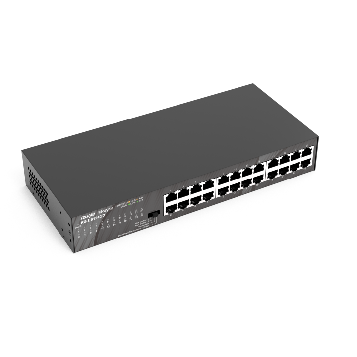 RUIJIE SWITCH 24P GIGABIT UNMANAGED RG-ES124GD Switch Ruijie Networ...