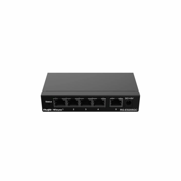 RUIJIE SWITCH 5P GIGABIT SMART RG-ES205GC Switch Ruijie Networks Maroc