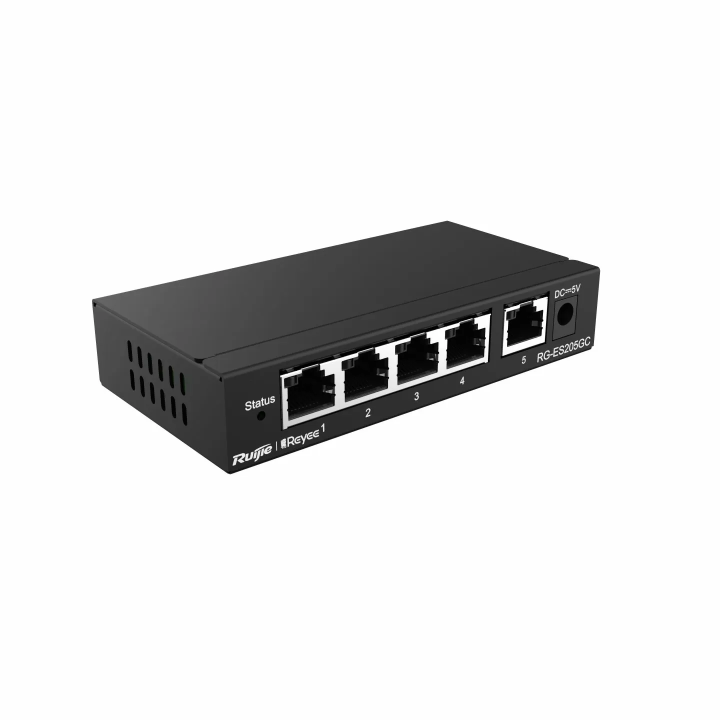 RUIJIE SWITCH 5P GIGABIT SMART RG-ES205GC Switch Ruijie Networks Maroc
