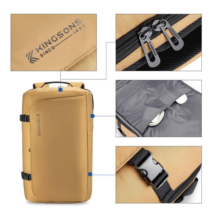 Kingsons K10218R-1 (Khaki) Sac, sacoche, housse Kingsons Maroc