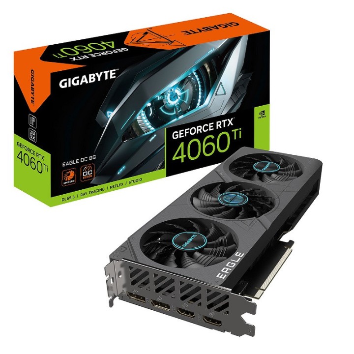 Gigabyte GeForce RTX 4060 Ti EAGLE OC 8GB GDDR6 Cartes graphiques G...