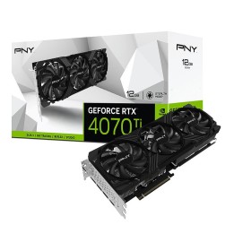 PNY GeForce RTX 4070 Ti VERTO Triple Fan 12GB GDDR6X Cartes graphiq...