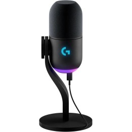 Logitech Yeti GX Dynamic RGB Gaming Noir Microphones Logitech Maroc