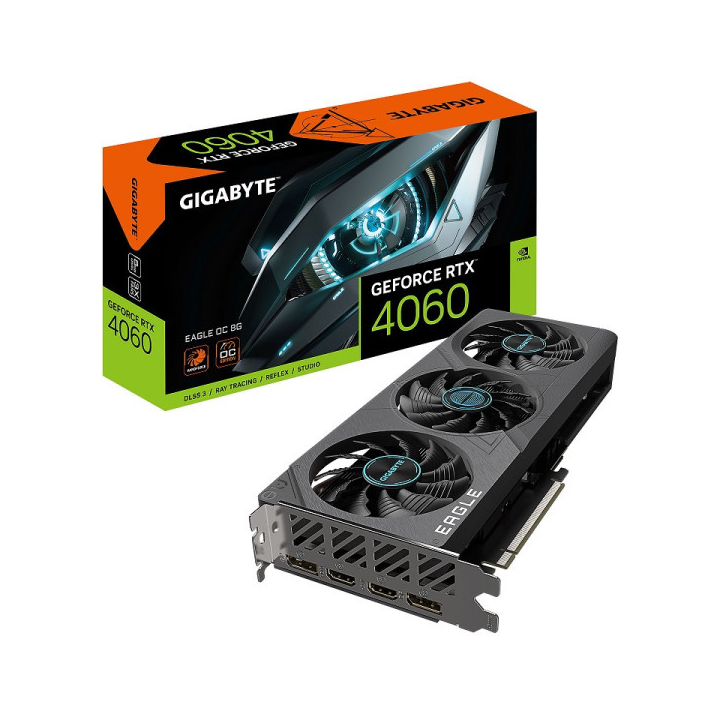 Gigabyte GeForce RTX 4060 EAGLE OC 8GB GDDR6 Cartes graphiques Giga...