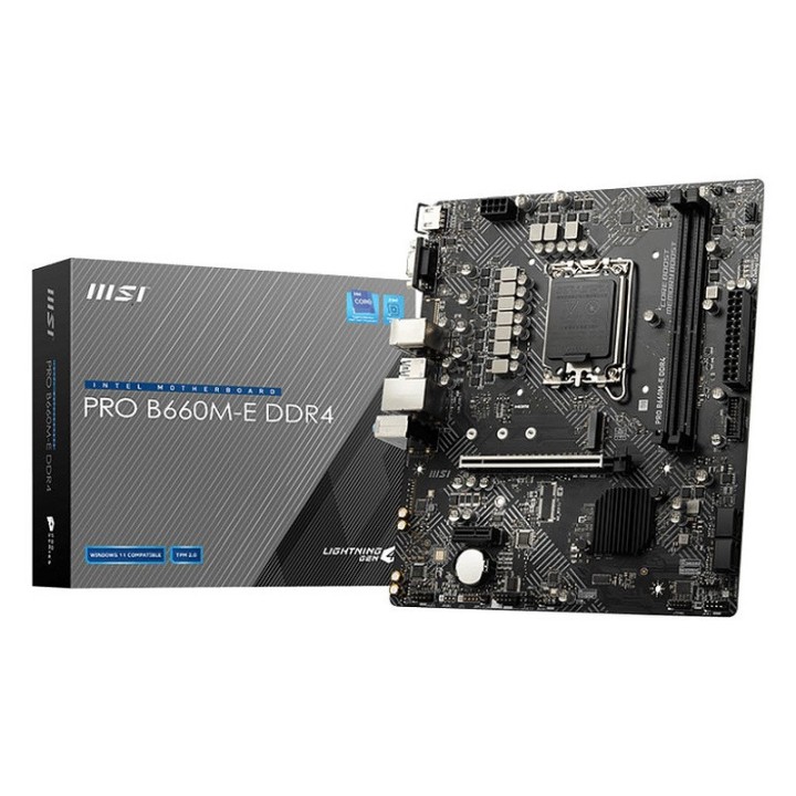 MSI PRO B660M-E DDR4 Socket 1700 MSI Maroc