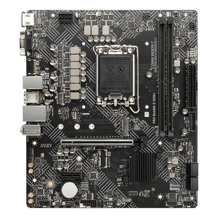 MSI PRO B660M-E DDR4 Socket 1700 MSI Maroc
