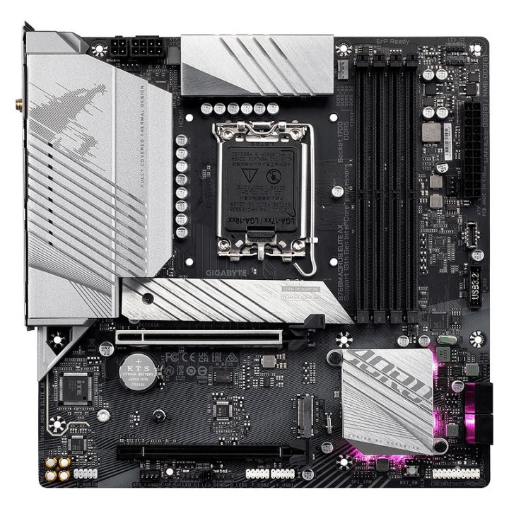 Gigabyte B760M AORUS ELITE AX Cartes mères Gigabyte Maroc