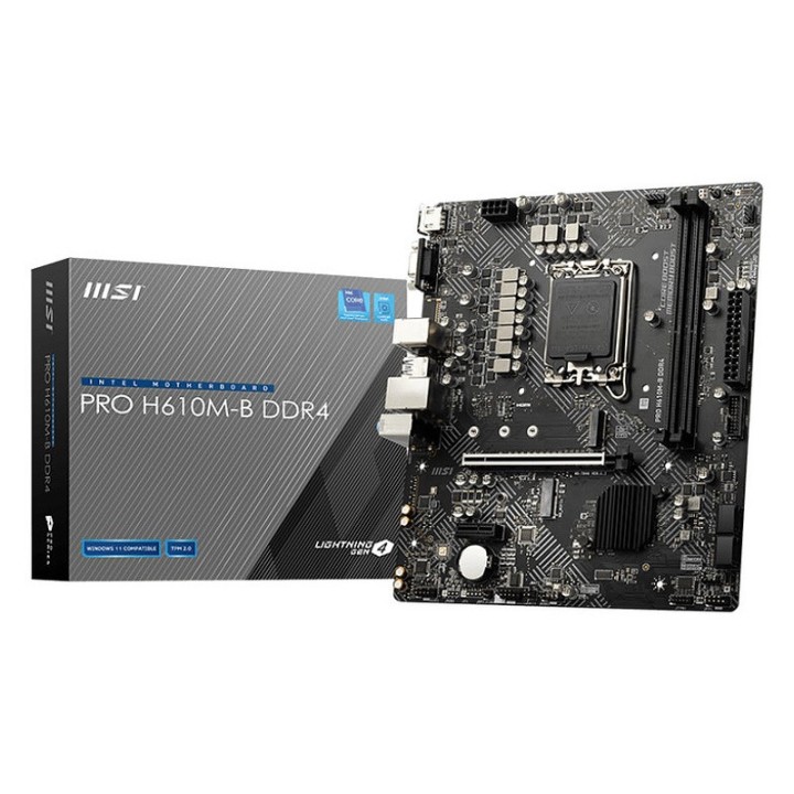 MSI PRO H610M-B DDR4 Socket 1700 MSI Maroc