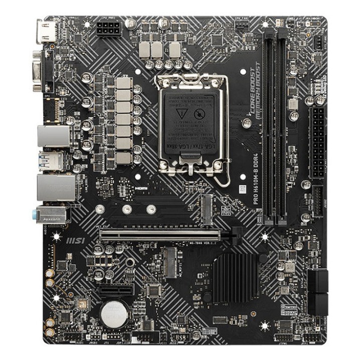 MSI PRO H610M-B DDR4 Socket 1700 MSI Maroc