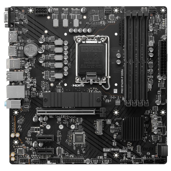 MSI PRO B760M-P DDR4 Socket 1700 MSI Maroc