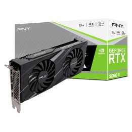PNY GeForce RTX 3060 Ti VERTO Dual Fan 8GB GDDR6 Cartes graphiques ...