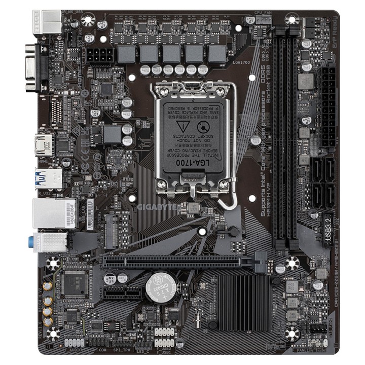 Gigabyte H610M H V2 Socket 1700 Gigabyte Maroc