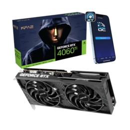 KFA2 GeForce RTX 4060 Ti 1-Click OC Black 8GB GDDR6 Cartes graphiqu...