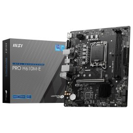 MSI PRO H610M-E DDR5 Socket 1700 MSI Maroc