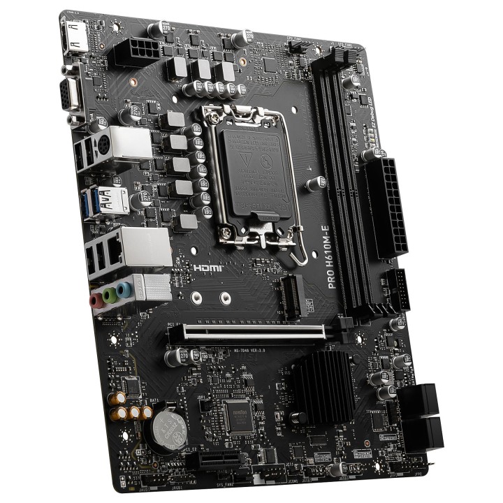 MSI PRO H610M-E DDR5 Socket 1700 MSI Maroc