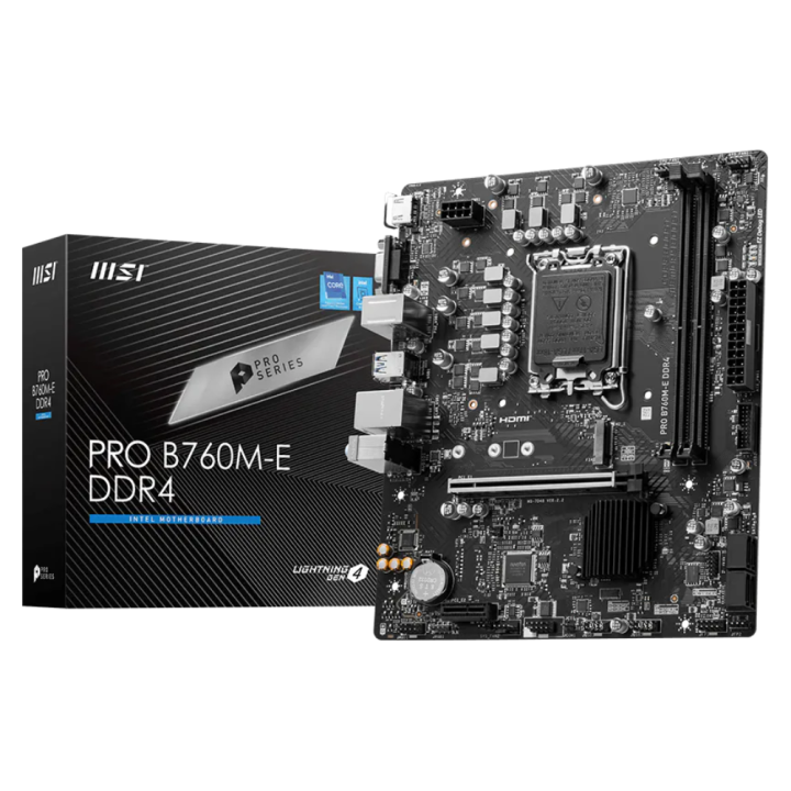 MSI PRO B760M-E DDR4 Socket 1700 MSI Maroc