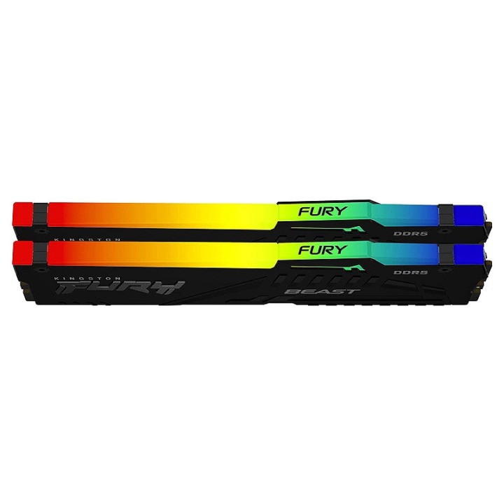 Kingston FURY Beast RGB 16Go (2 x 8Go) DDR5 6000 MHz CL36 Mémoire v...