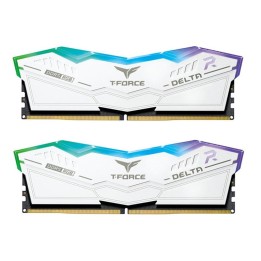 Team Group Delta RGB White 32Go (2 x 16Go) DDR5 6000 MHz CL38 Mémoi...