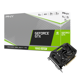 PNY GeForce GTX 1660 SUPER Single Fan 6GB GDDR6 Cartes graphiques P...