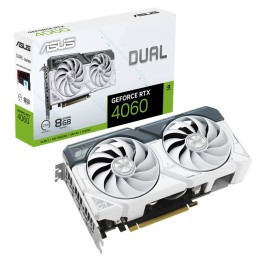 ASUS GeForce RTX 4060 Dual White 8GB GDDR6 Cartes graphiques ASUS M...