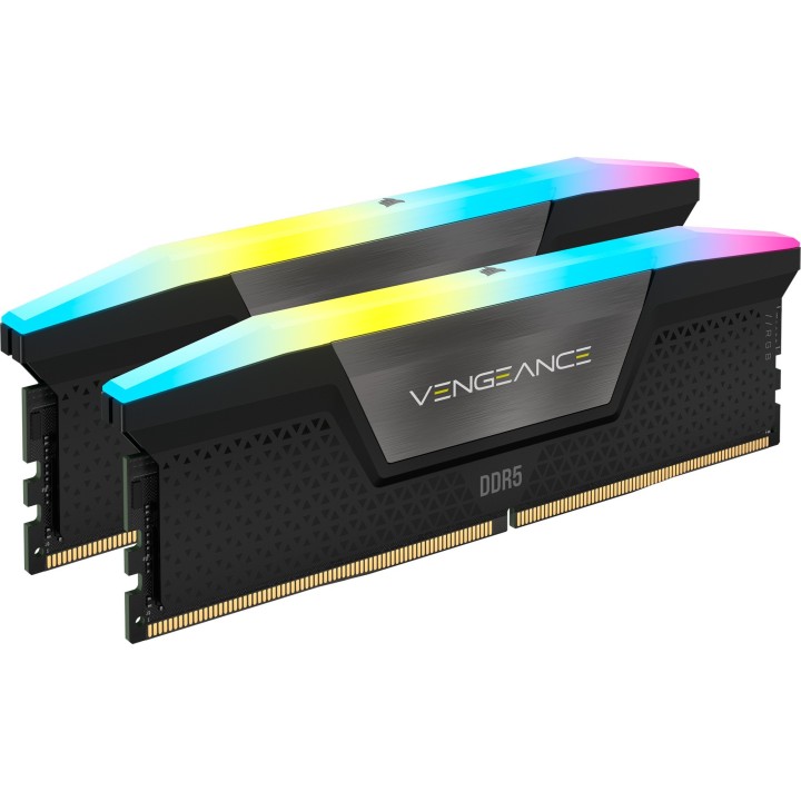Corsair Vengeance RGB DDR5 64Go (2 x 32Go) 5200 MHz CL40 Mémoire vi...