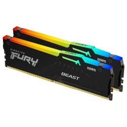 Kingston FURY Beast RGB 64Go (2 x 32Go) DDR5 6000 MHz CL36 Mémoire ...