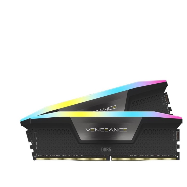Corsair Vengeance RGB DDR5 64Go (2 x 32Go) 6000 MHz CL30 Mémoire vi...