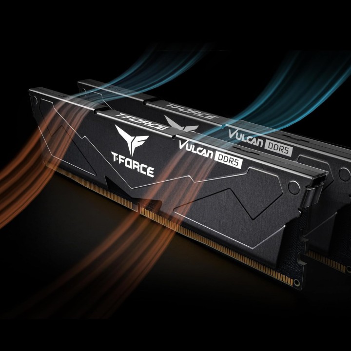 TeamGroup VULCAN Black 32Go (2x16Go) DDR5 6000 MHz CL38 Mémoire viv...