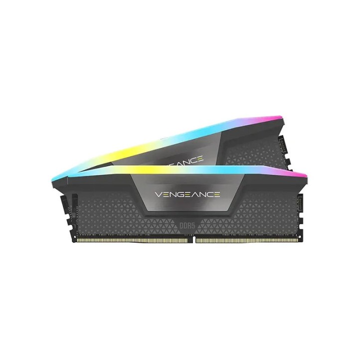 Corsair Vengeance RGB 64GB (2x32GB) DDR5 6000MHz CL40 Mémoire vive ...