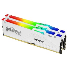 Kingston FURY Beast 32Go (2 x 16Go) DDR5 6000 MHz CL30 - White Mémo...