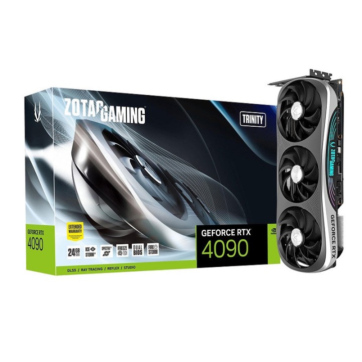 ZOTAC GeForce RTX 4090 Trinity 24GB GDDR6X Cartes graphiques Zotac ...