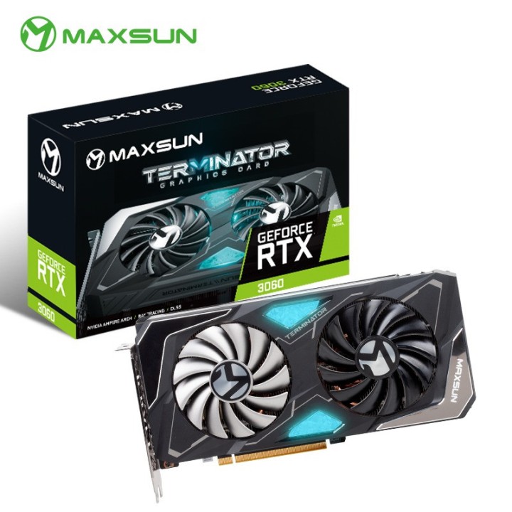 MAXSUN GeForce RTX 3060 Terminator 12GB GDDR6 Cartes graphiques MAX...