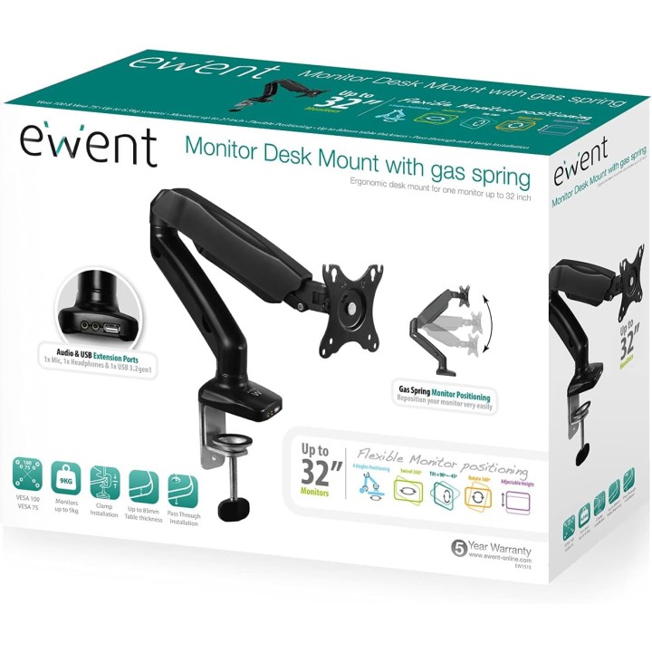 Ewent EW1515 13-32" Bras & Pied Ewent Maroc