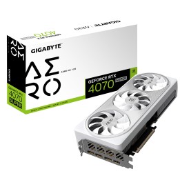 Gigabyte GeForce RTX 4070 SUPER AERO OC 12G Cartes graphiques Gigab...