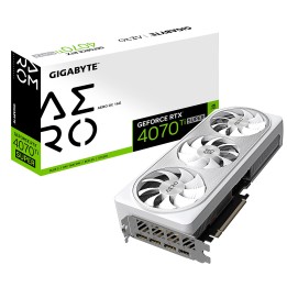 Gigabyte GeForce RTX 4070 Ti SUPER AERO OC 16G Cartes graphiques Gi...