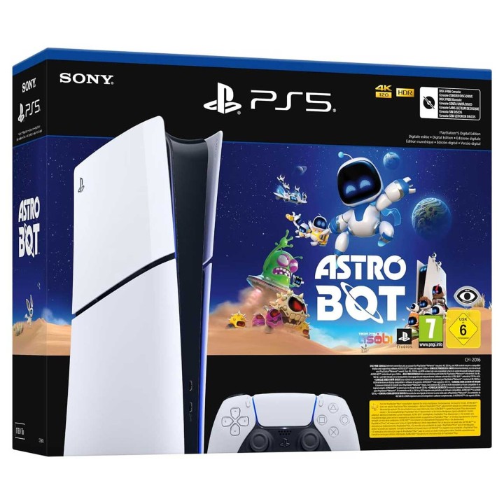 Sony PlayStation 5 Slim Digital Edition + Astro Bot. Console Sony C...