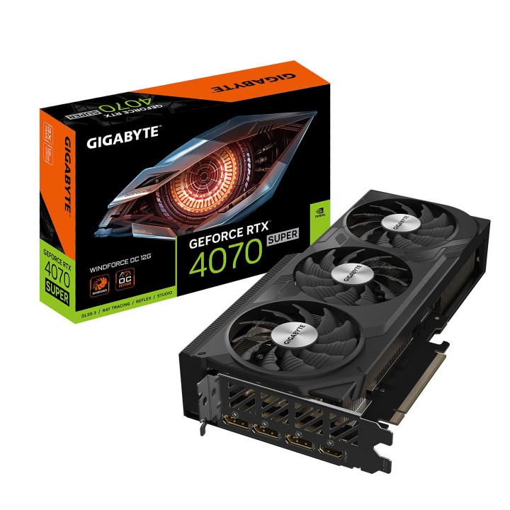 Gigabyte GeForce RTX 4070 SUPER WINDFORCE OC 12GB GDDR6X Cartes gra...