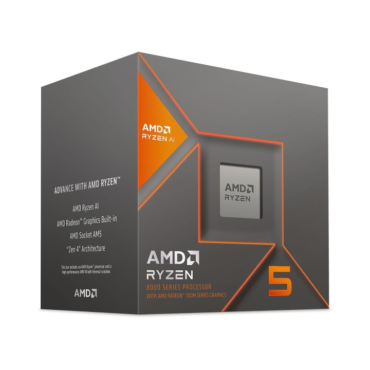 AMD Ryzen 5 8600G Wraith Stealth (4.3 GHz / 5.0 GHz) Socket AM5 AMD...