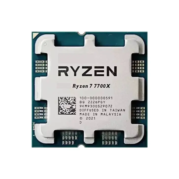AMD Ryzen 7 7700X (4.5 GHz / 5.4 GHz) Tray Socket AM5 AMD Maroc