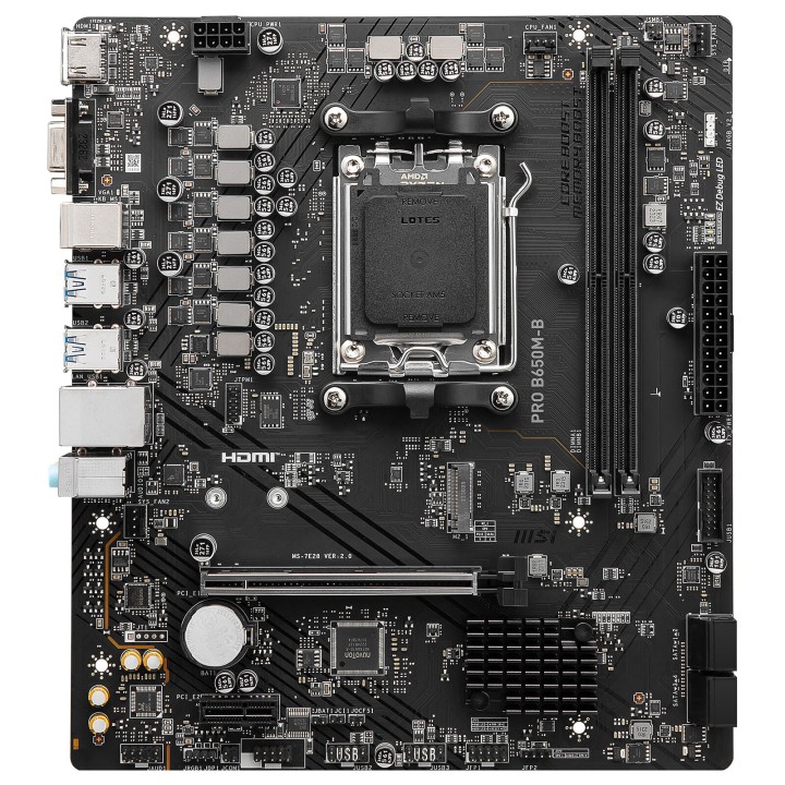 MSI PRO B650M-B Cartes mères MSI Maroc