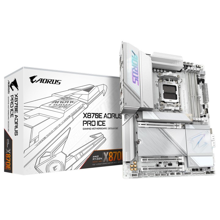 Gigabyte X870E AORUS PRO ICE Socket AM5 Gigabyte Maroc