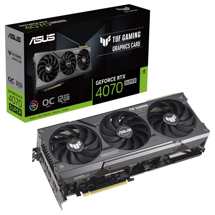 ASUS TUF Gaming GeForce RTX 4070 SUPER OC Edition 12 GB Cartes grap...