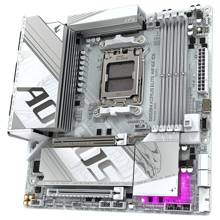 Gigabyte B850M AORUS ELITE WIFI6E ICE Socket AM5 Gigabyte Maroc
