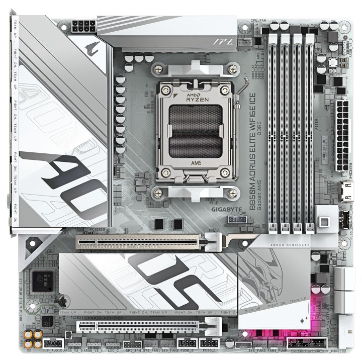 Gigabyte B850M AORUS ELITE WIFI6E ICE Socket AM5 Gigabyte Maroc